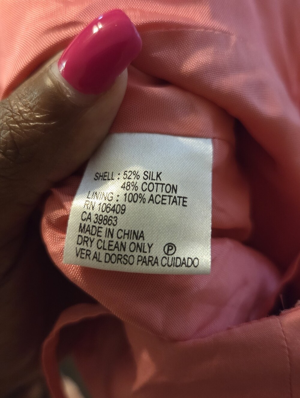Antonio Melani Womens Pink Petal Tierd Silk Blend Strapless Mini Dress Sz 4 - Picture 7 of 9